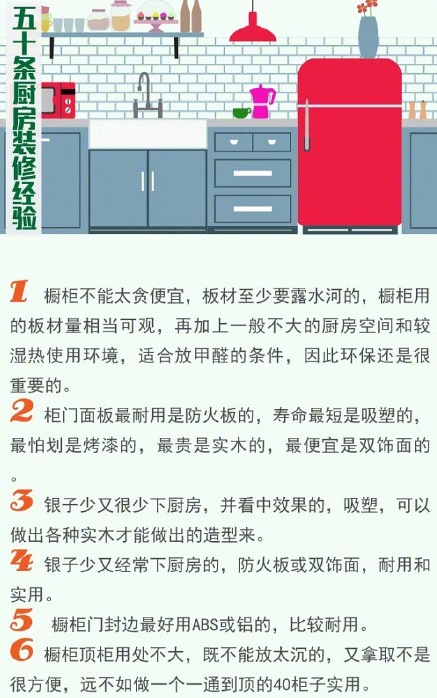 新房装修厨房不能省，远景装饰50条厨房装修经验